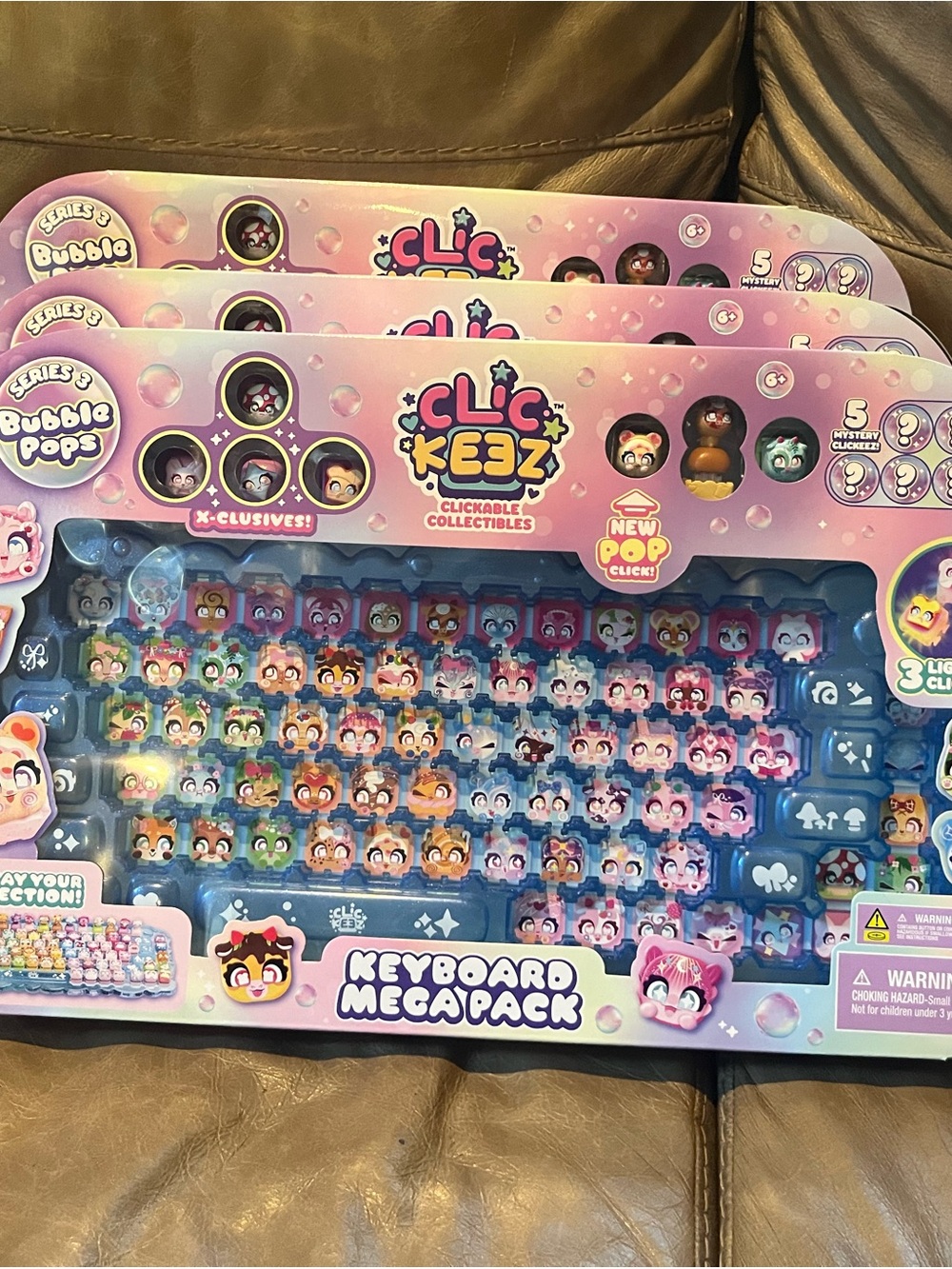 Keyboard Mega Pack - Blue. Clickeez Series 3.